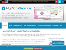 Tablet Screenshot of mymicrobalance.com